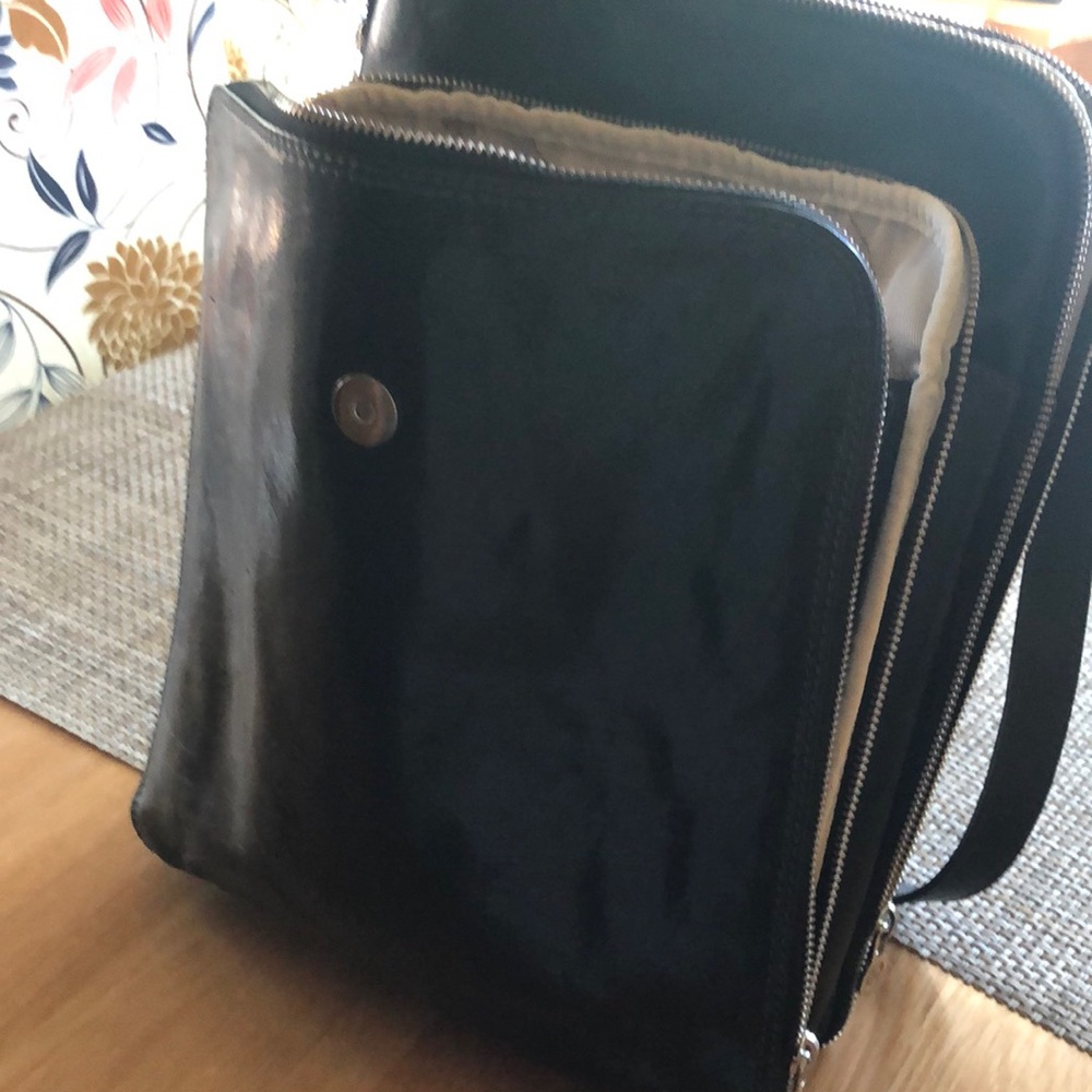 Leather woman designed backpack